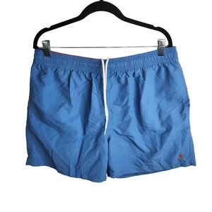 Polo Ralph Lauren Nylon Swim Trunks Men's XXL Blue‎